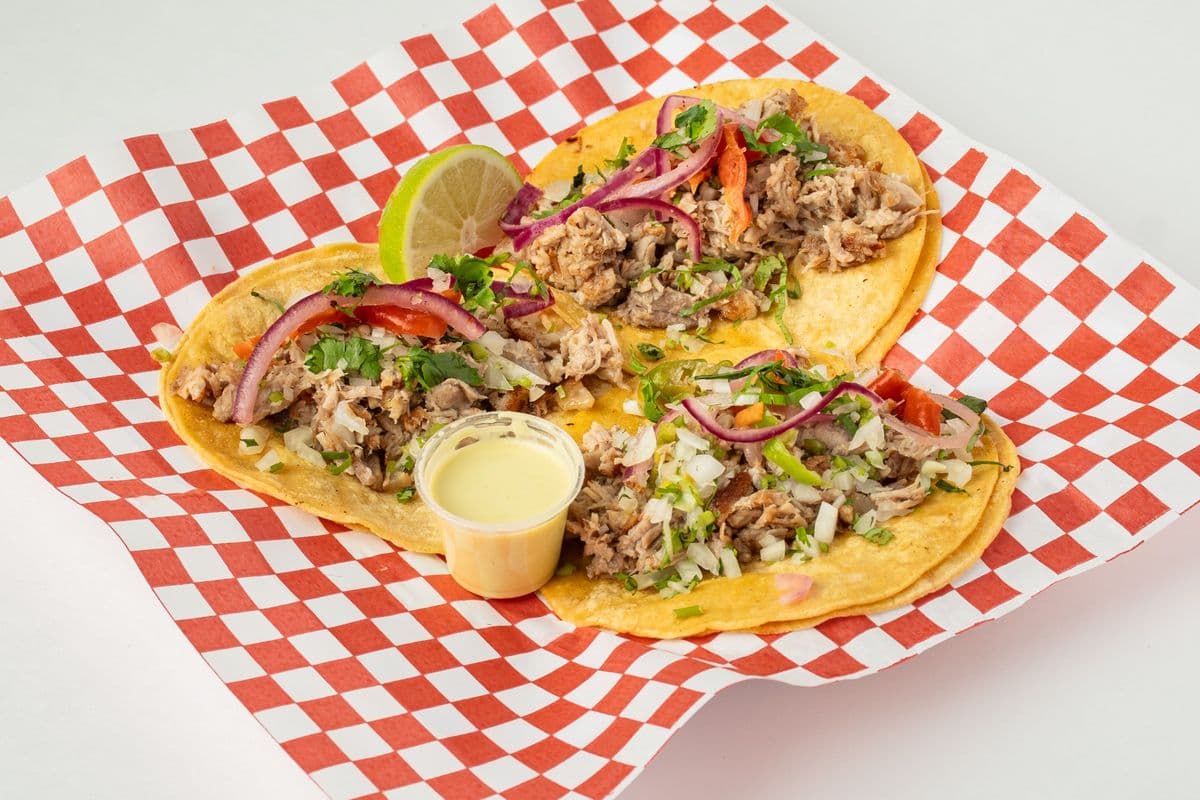 Tres Carnitas Tacos