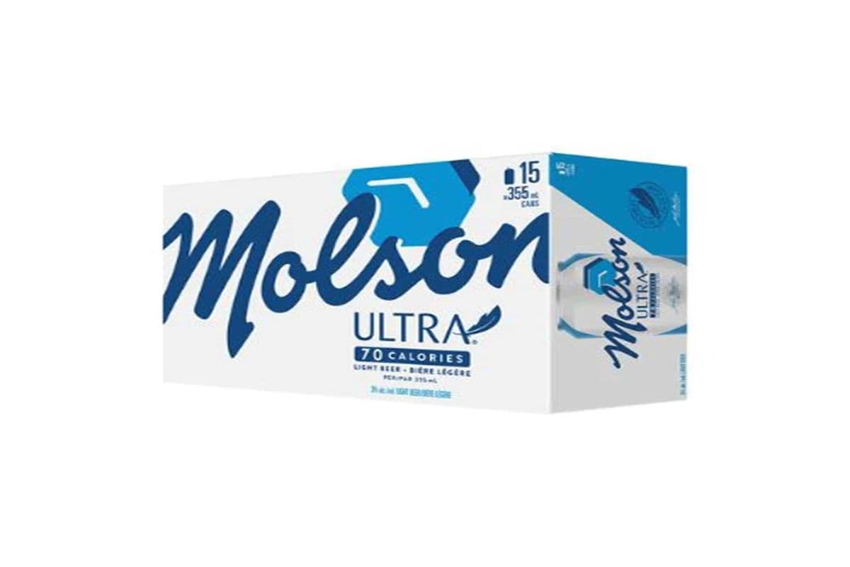 MOLSON ULTRA 15 CANS (15 x 355ML)