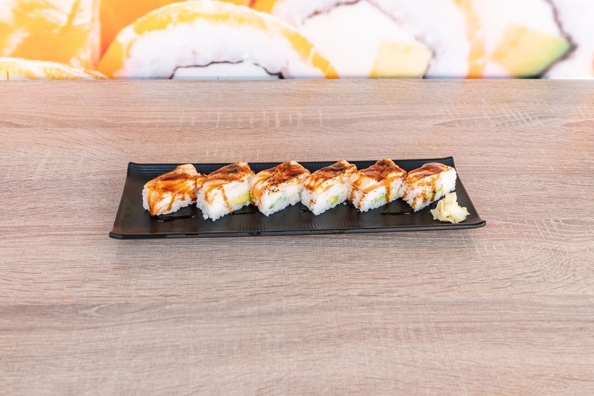 Salmon Oshi Sushi