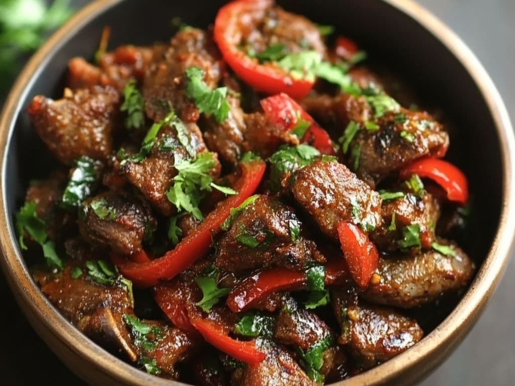 Lamb Pepper Fry / Agneau Poivre Frire