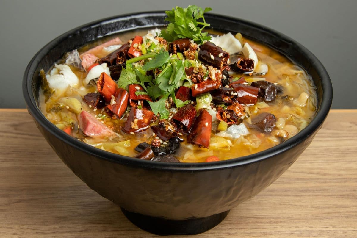 One Person Pickled Black Fish Combo 一人食酸菜鱼配饭