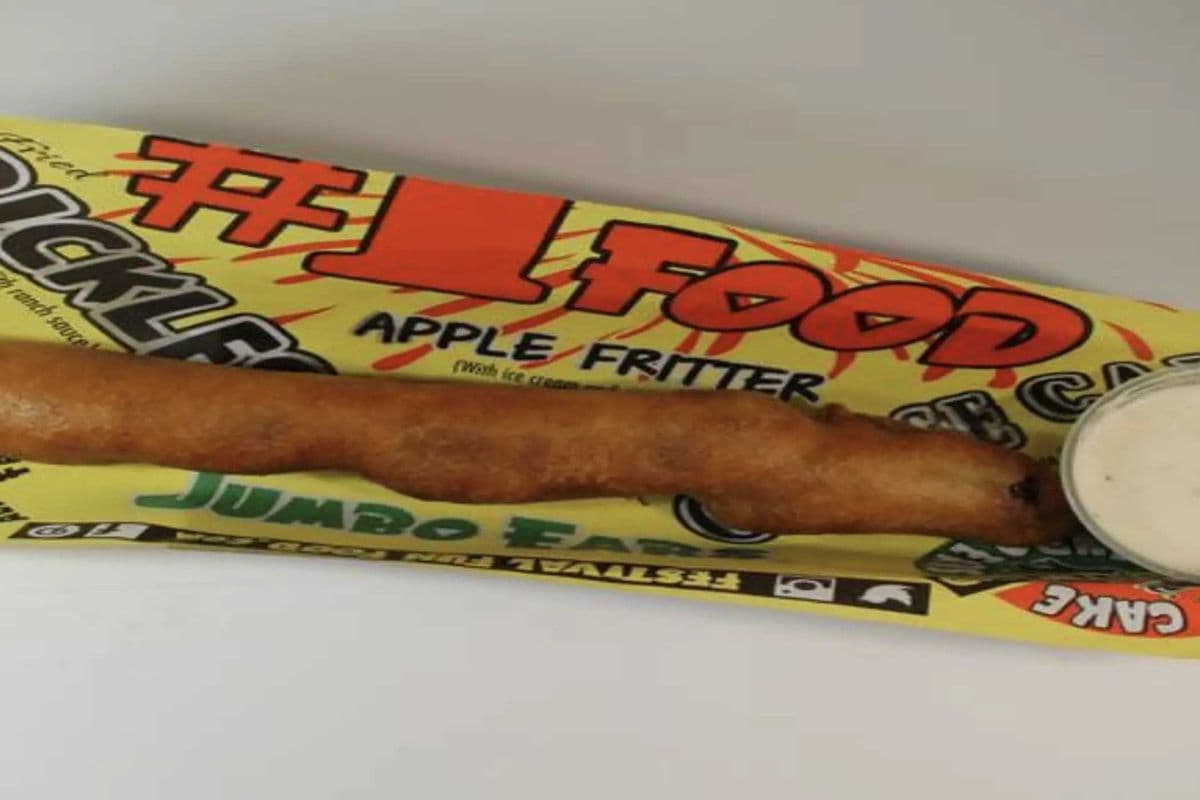 Fried Pickles on a Stick