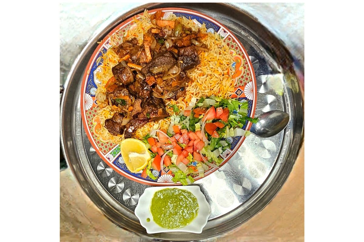 Goat Mandi with Rice