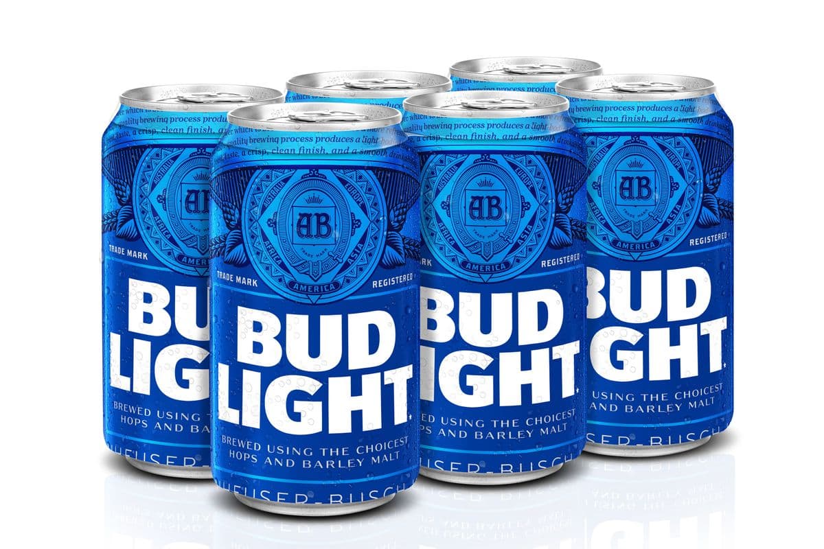 Bud Light 6 cans (6 x 355ml)