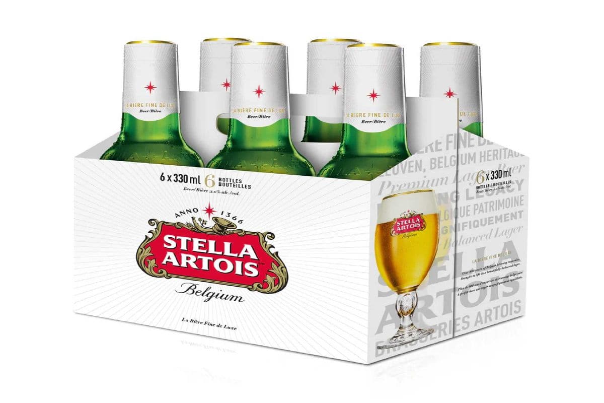 Stella Artois Beer 6 Bottles (6 x 330ml)