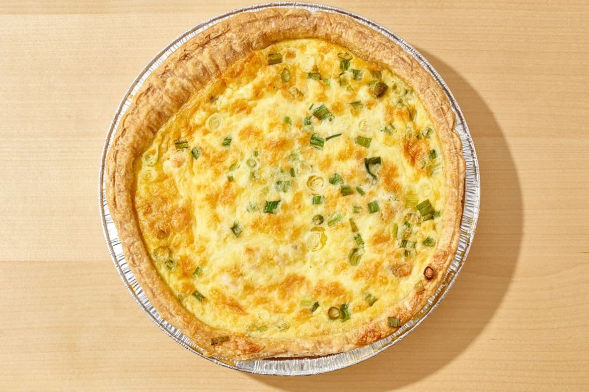 9" Bacon and Cheddar Deep Dish Quiche
