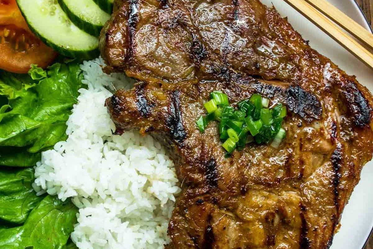 14. Grilled Pork Chop Combo
