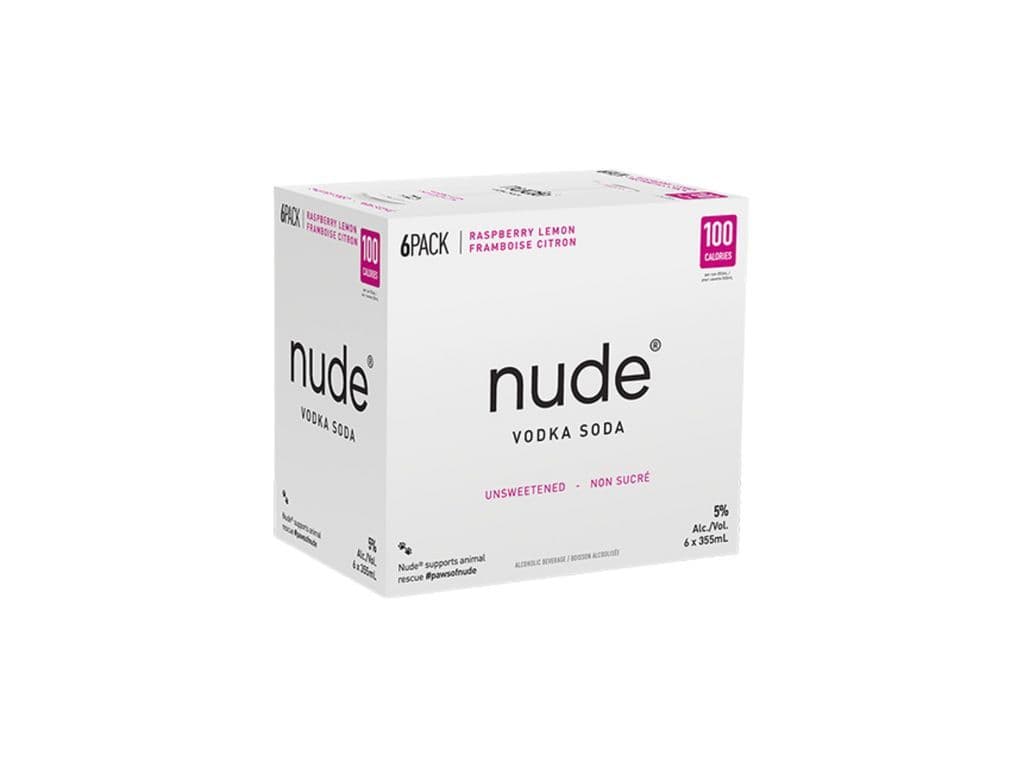Nude Vodka Soda - Raspberry Lemon (6x355ml)