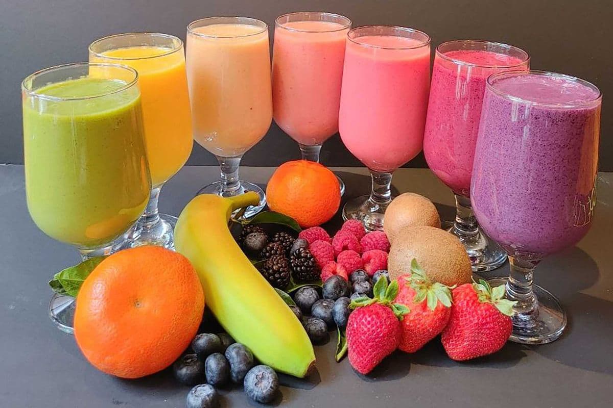 smoothie mangue ananas - Smoothie Mango pineapple