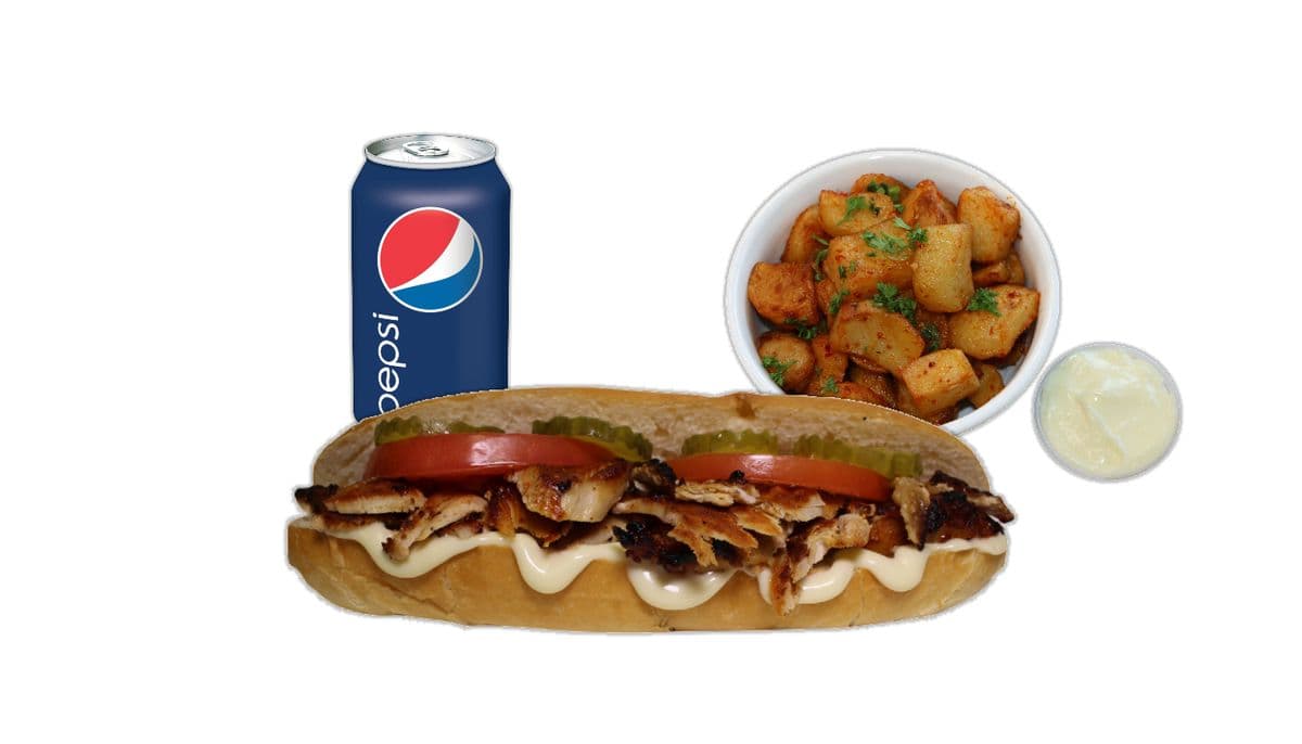 Trio Sous-Marin 6" Shish-Taouk (Poulet)