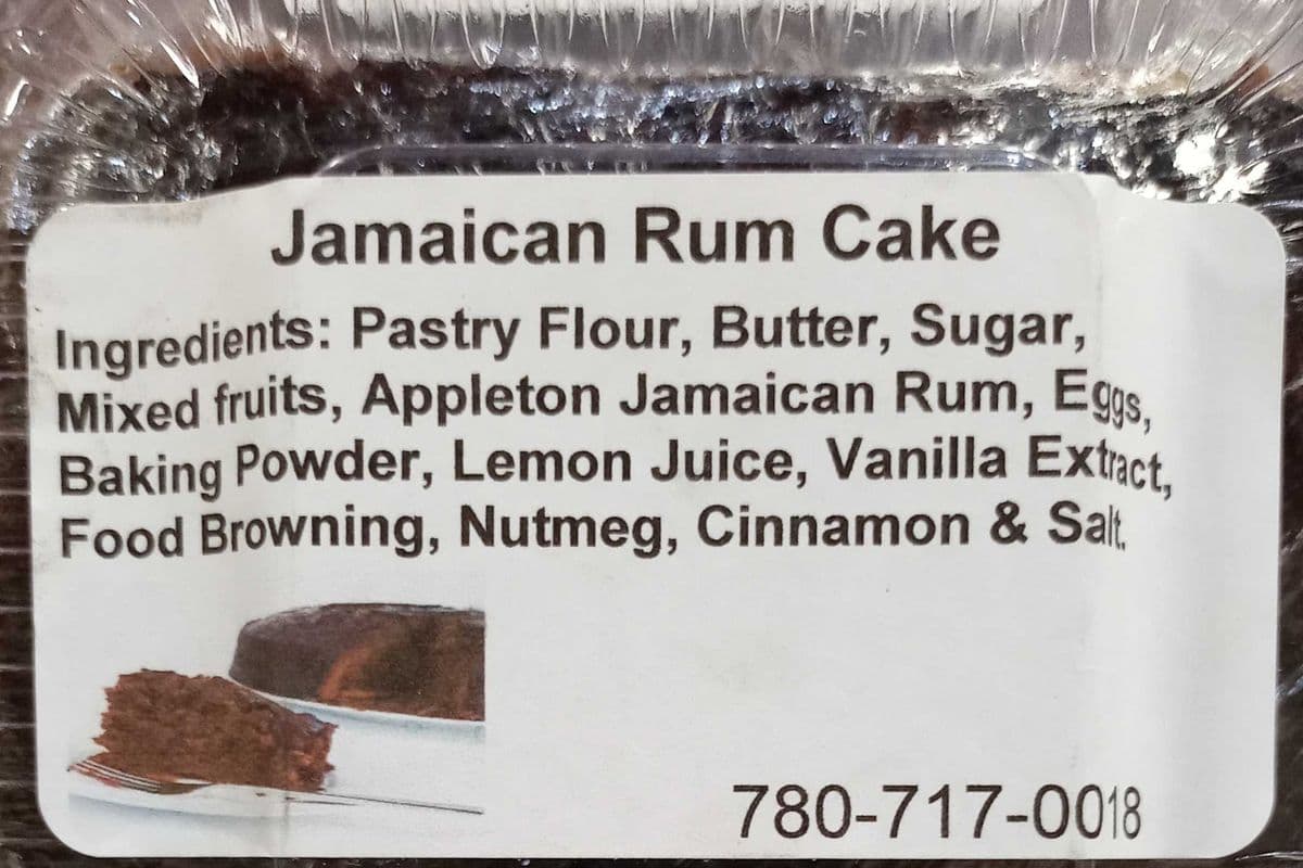 Jamaican rum Cake (black cake)