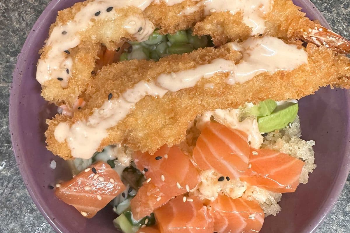 6.3 Salmon and Shrimp Tempura