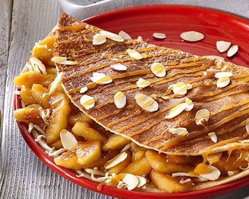 Crêpe aux pommes et cheddar / Apple and cheddar crepe