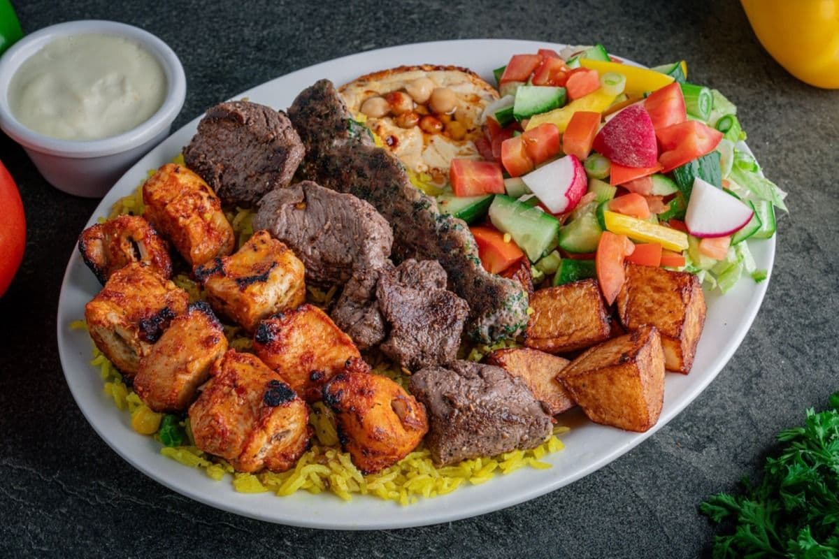 Almira's BBQ Rice Plate