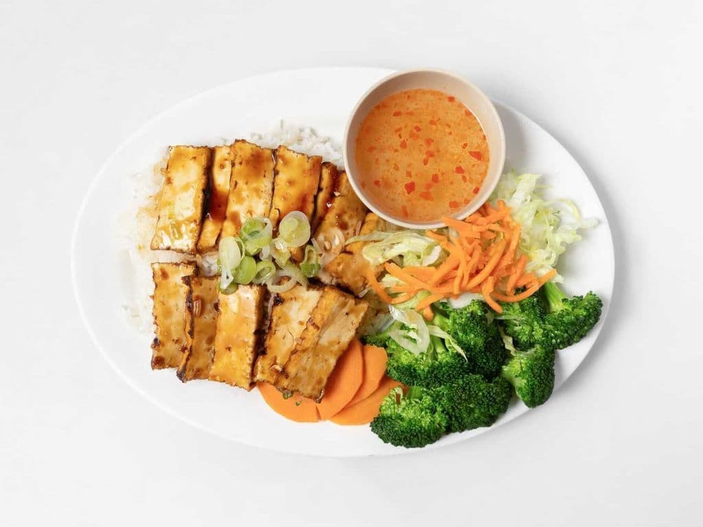 32. Grilled Tofu on Rice