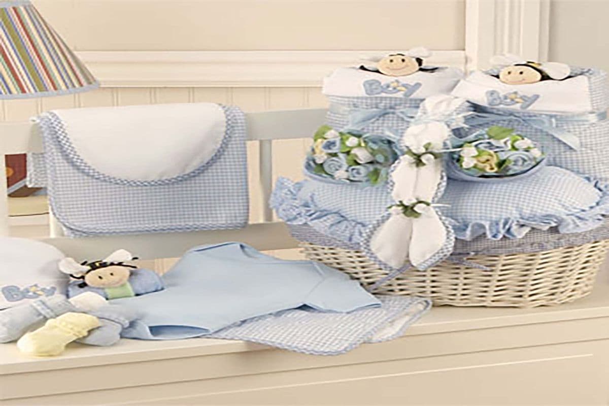 Boy Twins Gift Basket