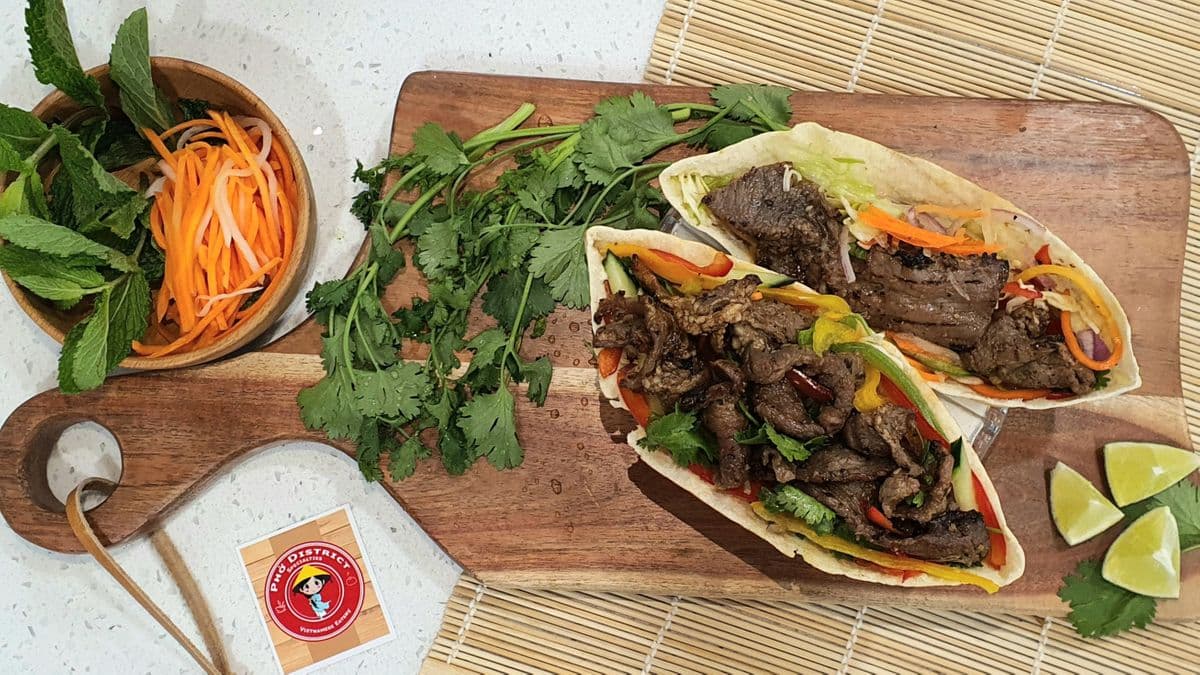 1352. Grilled Pork Wraps