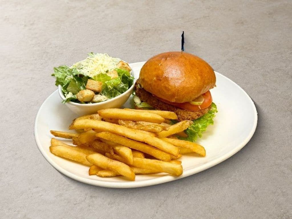 DILL PICKLE CHICKEN BURGER