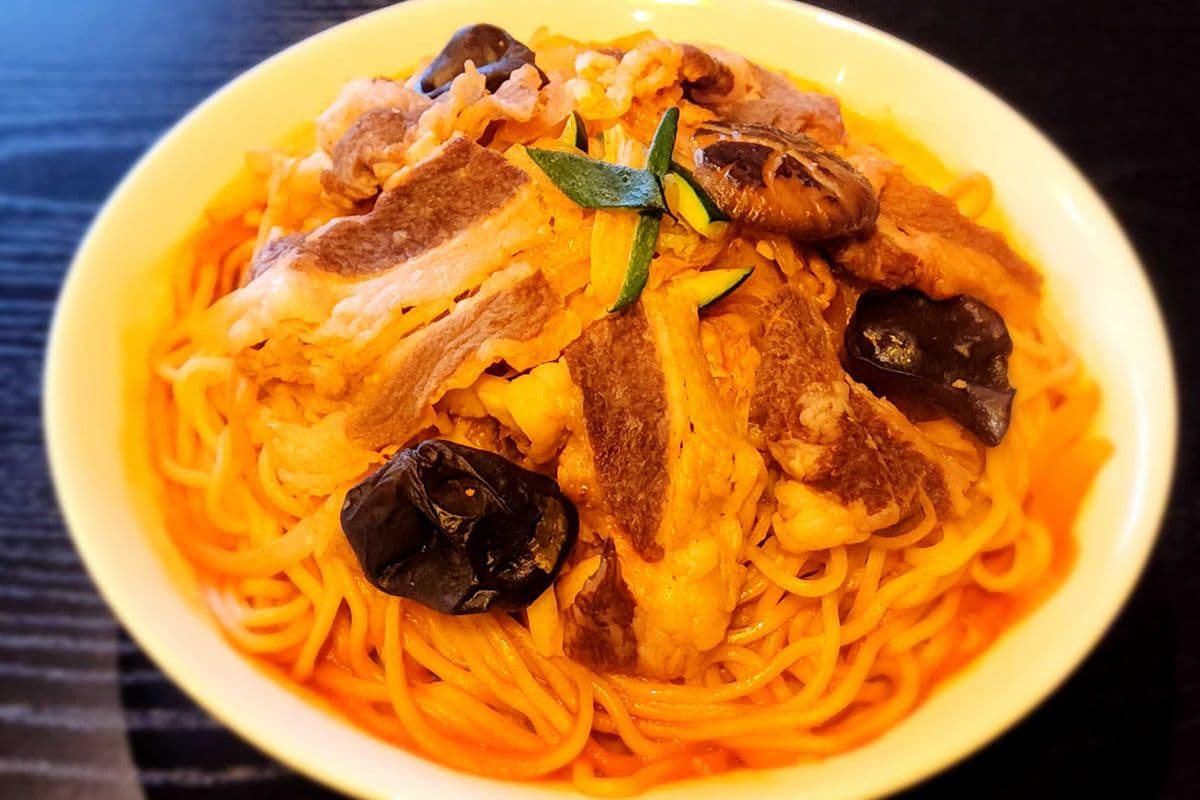 Beef Jjampong Noodles