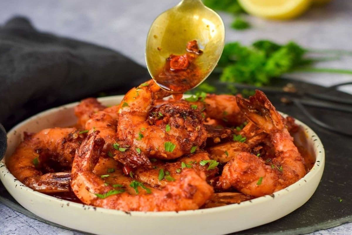 Lemon Chili Garlic Prawns
