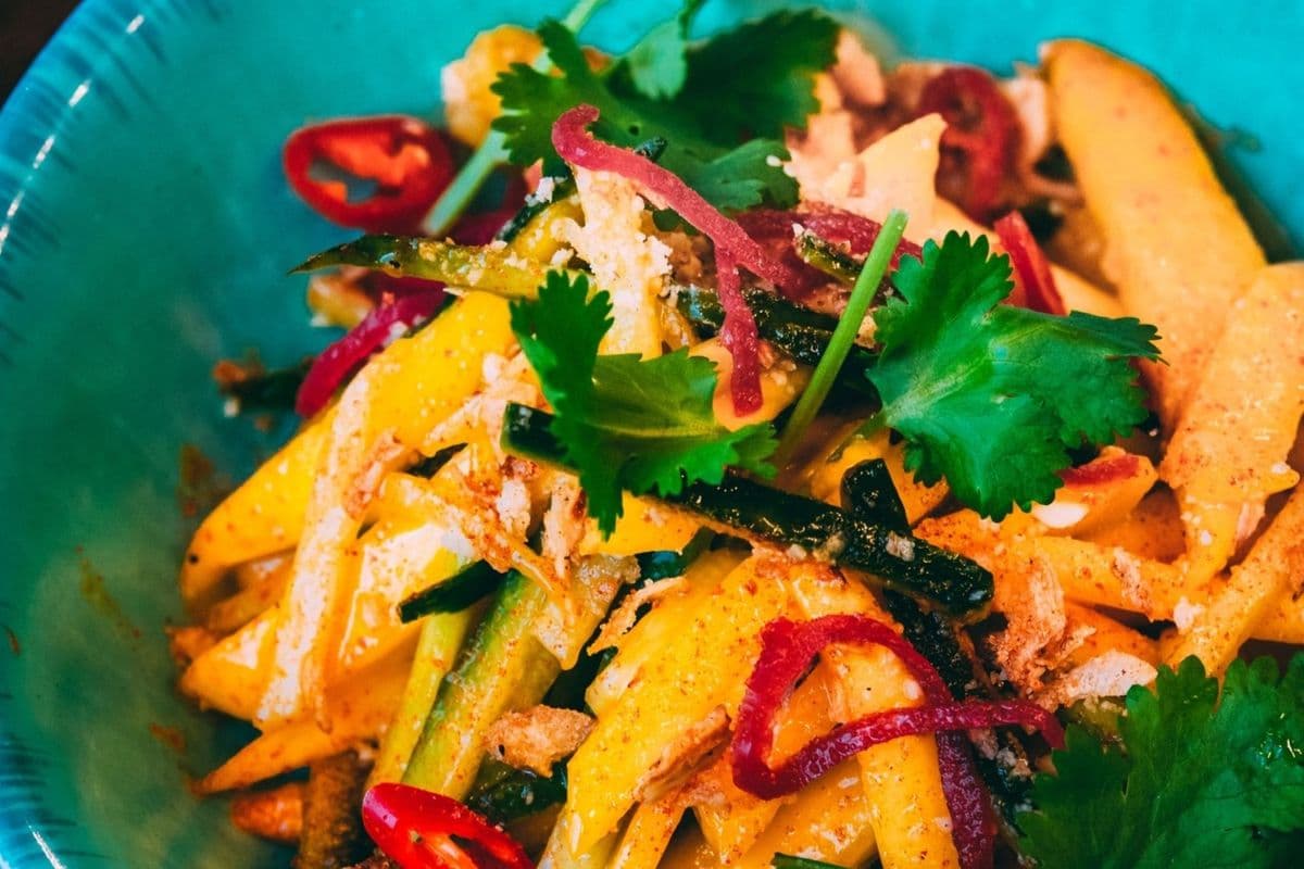 Ensalada de mangos