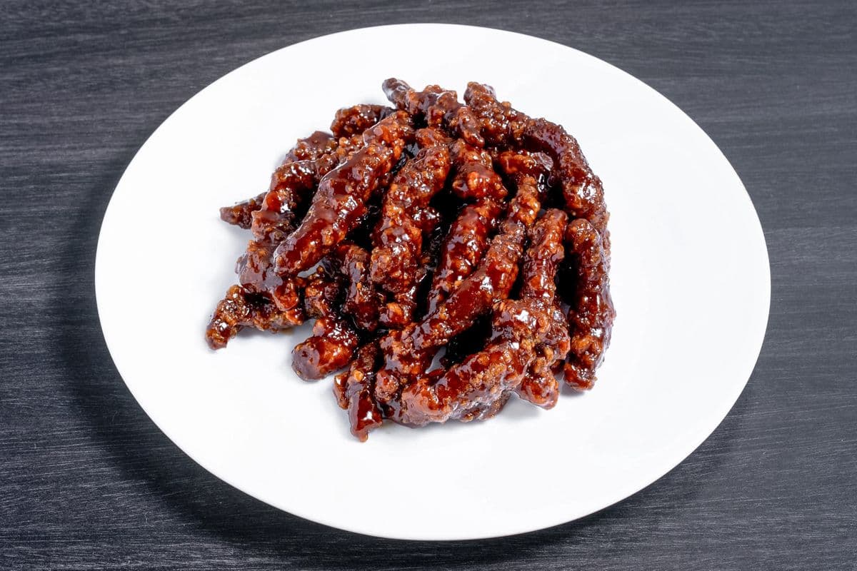 75. Ginger Beef with Chicken Ball