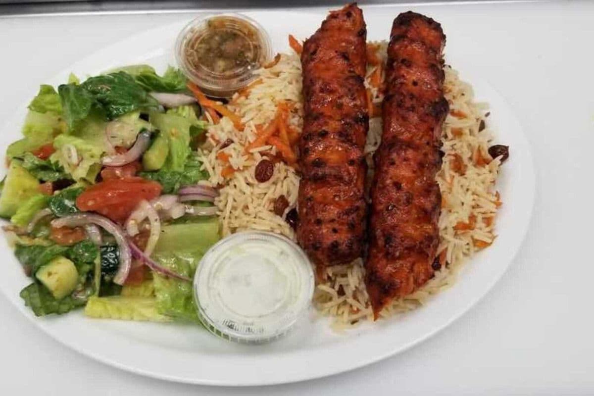 Chicken Shish Kabob Platter