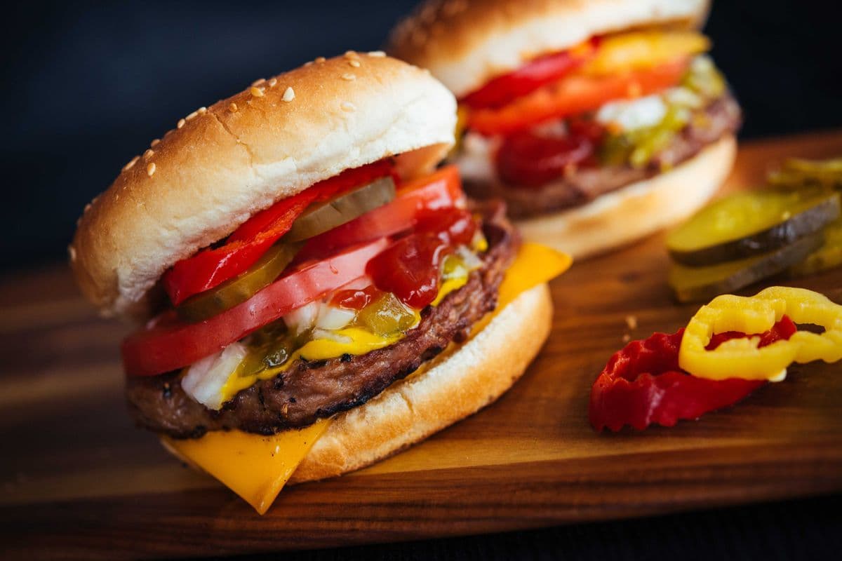 Burger au fromage fondu / Cheeseburger