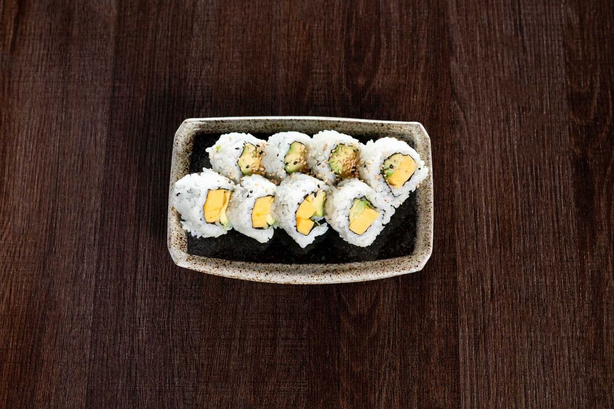 Tamago and Avocado Roll