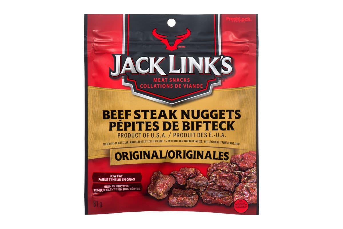 Jack Link's Pépites de bifteck original (81g) 77141 / Jack Link's Original Steak Nuggets (81g) 77141