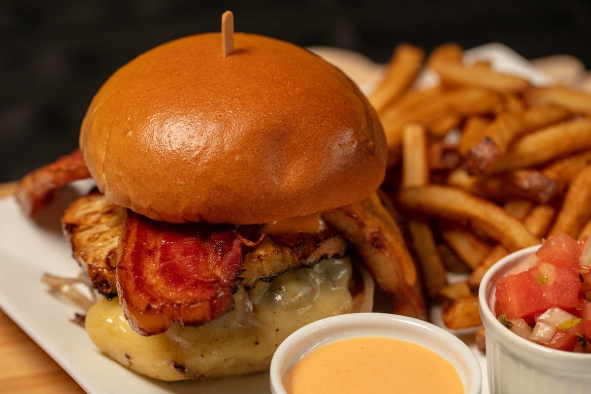 Hamburger À l'Arrêt