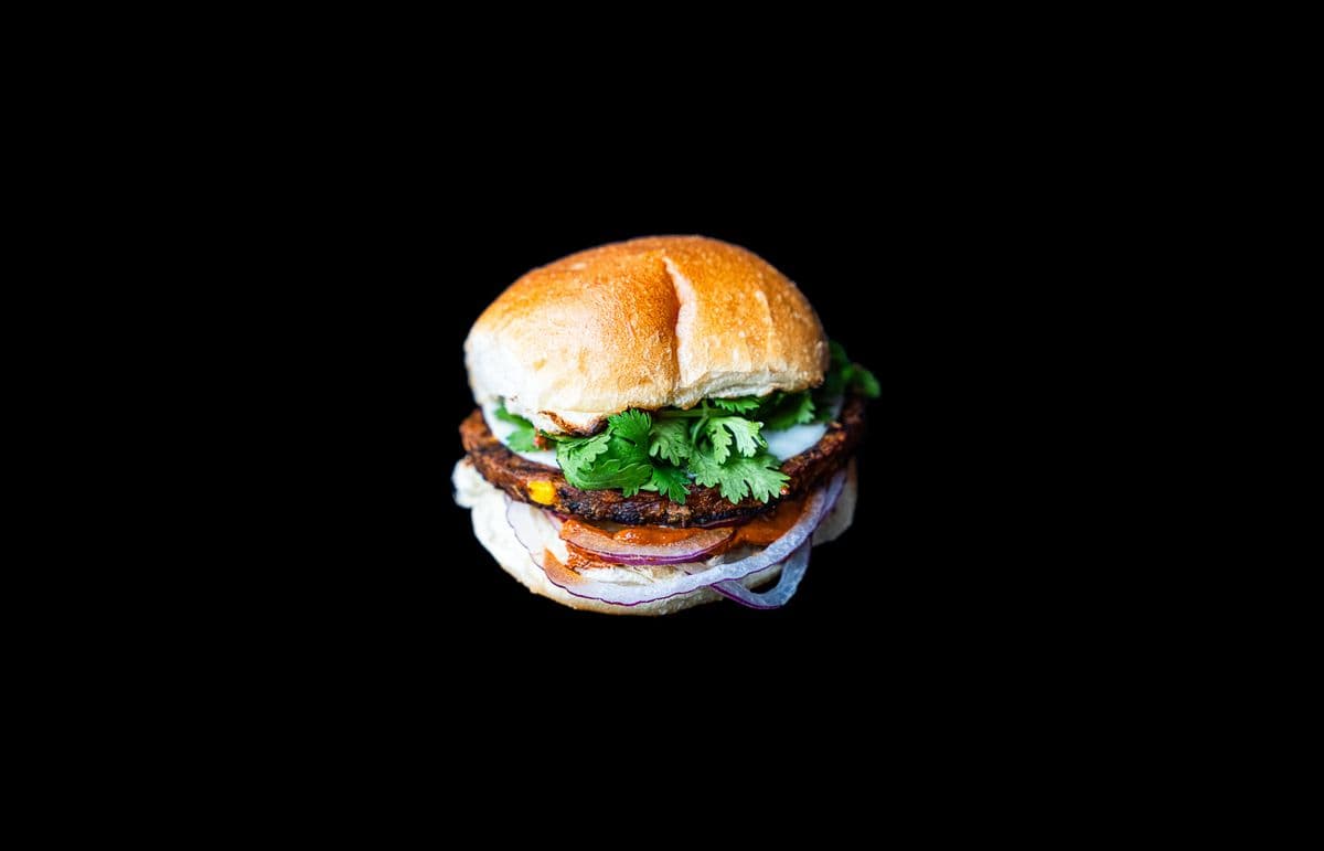 Black Bean Burger (Vegan)