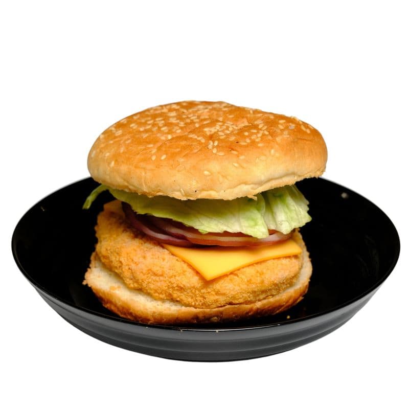 Fried Chicken Burger + 1 Sides