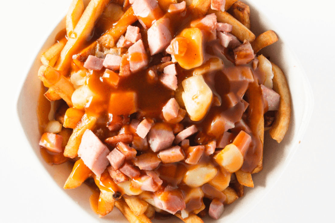 Petite poutine au jambon