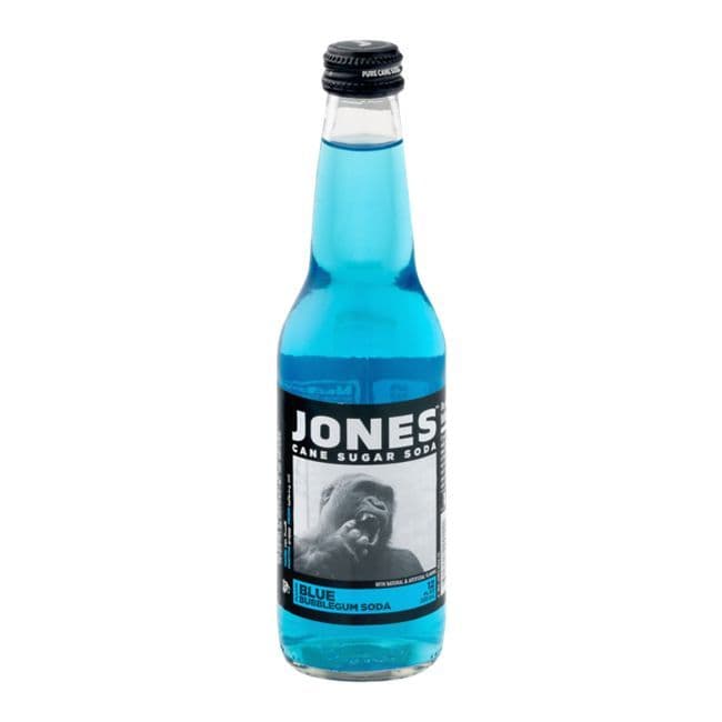 Jones Soda Blue Bubblegum (355 ml)
