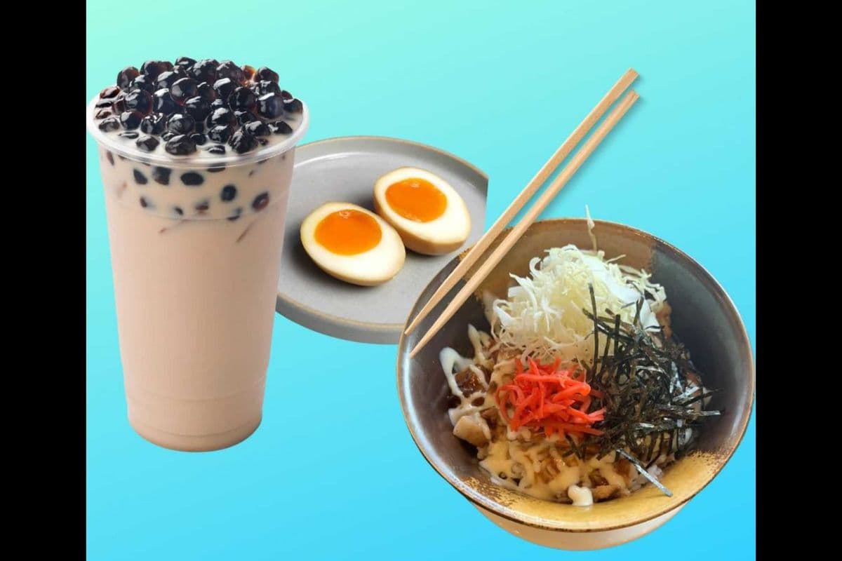 Butadon, Ajitsuke Egg and Drink Combo
