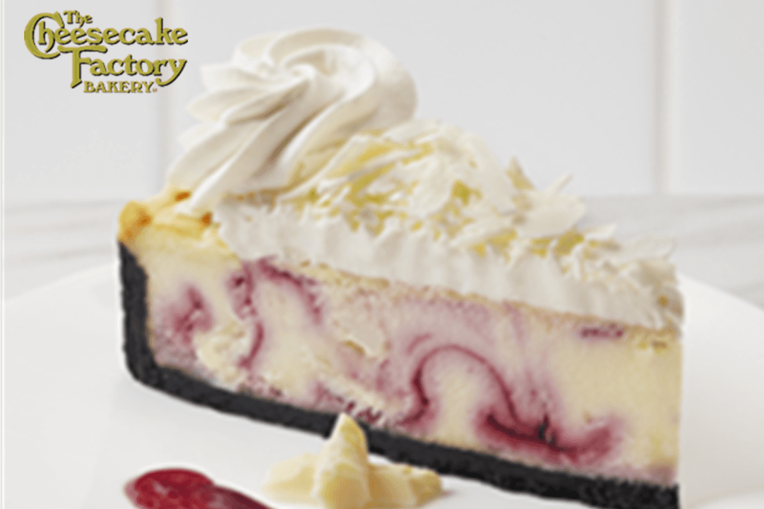 White Chocolate Raspberry Cheesecake (1 pc)