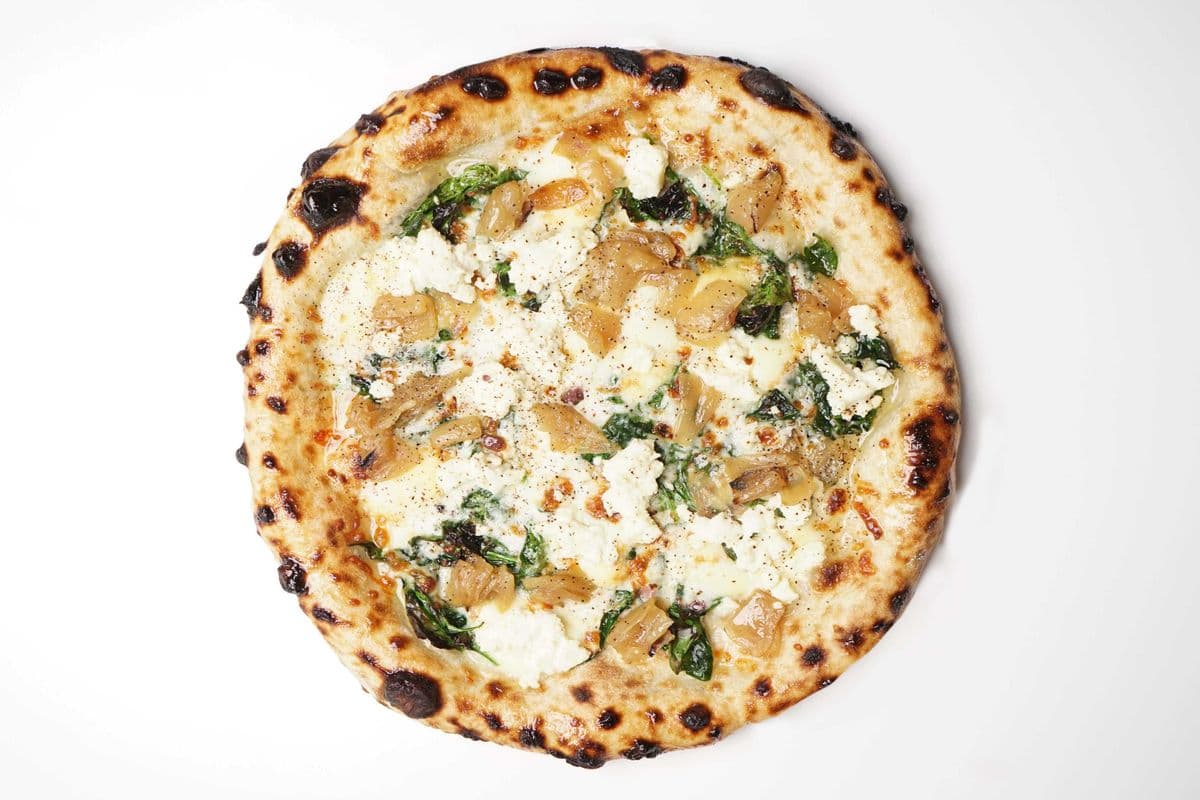 Spinaci Con Alfredo Pizza