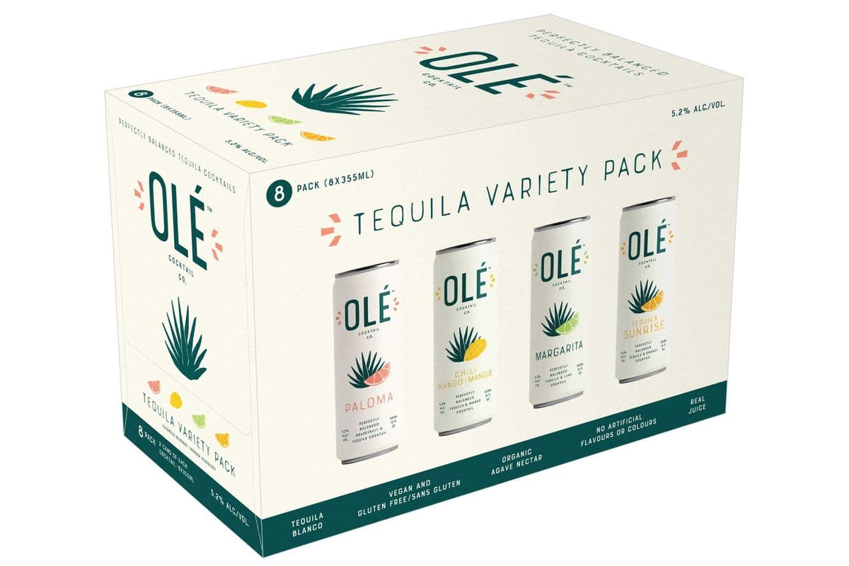 OLE TEQUILA VARIETY PACK 8X355 CAN (8 x 355 ML)
