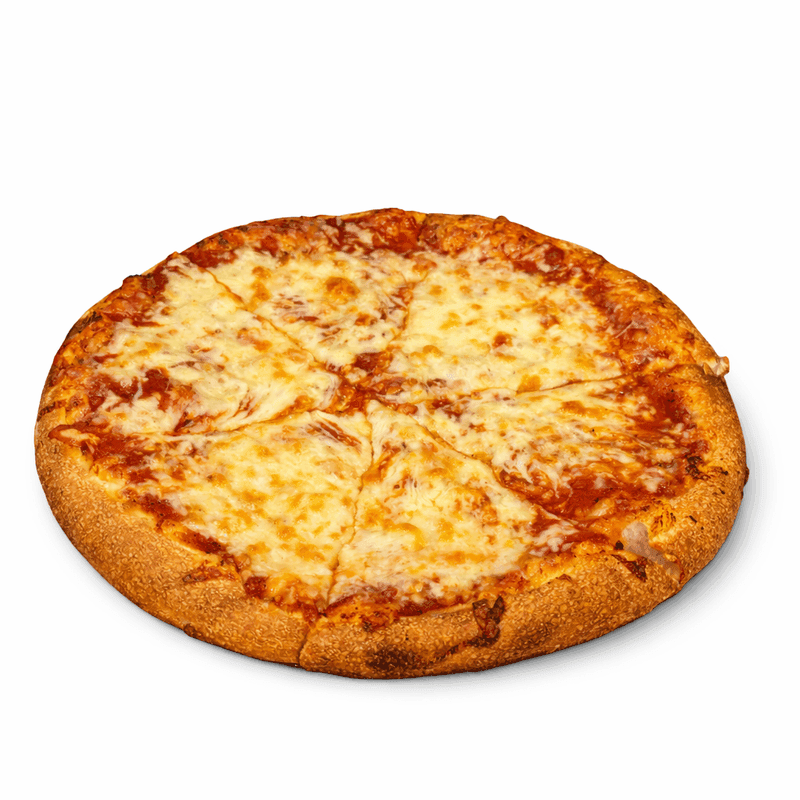PIZZA MOYENNE SAUCE AUX TOMATES ET FROMAGE / MEDIUM TOMATO SAUCE AND CHEESE PIZZA