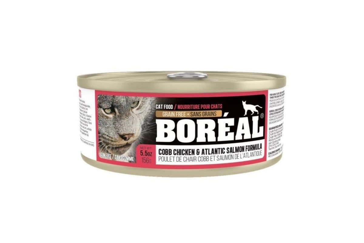 Boreal Cobb Chicken & Atlantic Salmon Grain-Free Wet Cat Food Can (156 g)