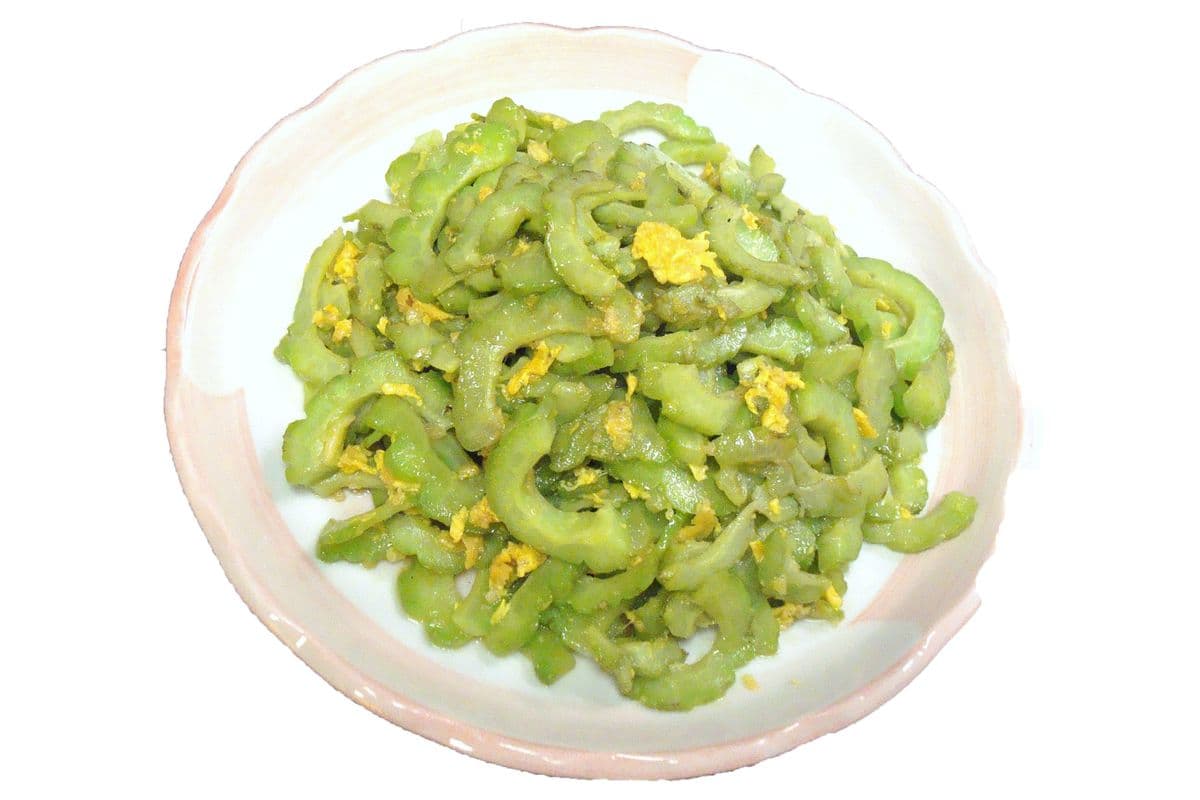 143. Bitter Melon with Egg and Salted Egg 鹹香涼瓜片