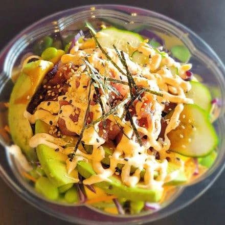 Poké bol saumon fumé / Smoked Salmon Poké Bowl