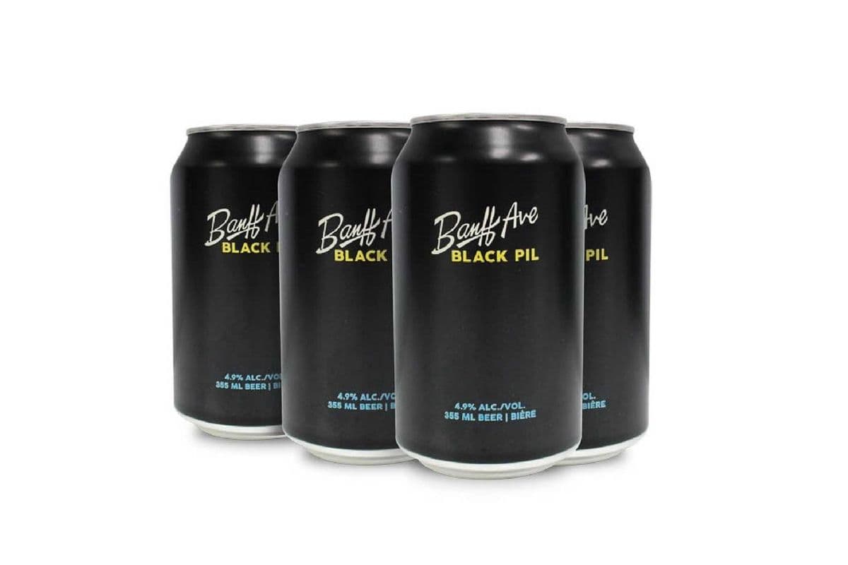 Banff Ave Black Pilsner (6 x 355 ml Cans)