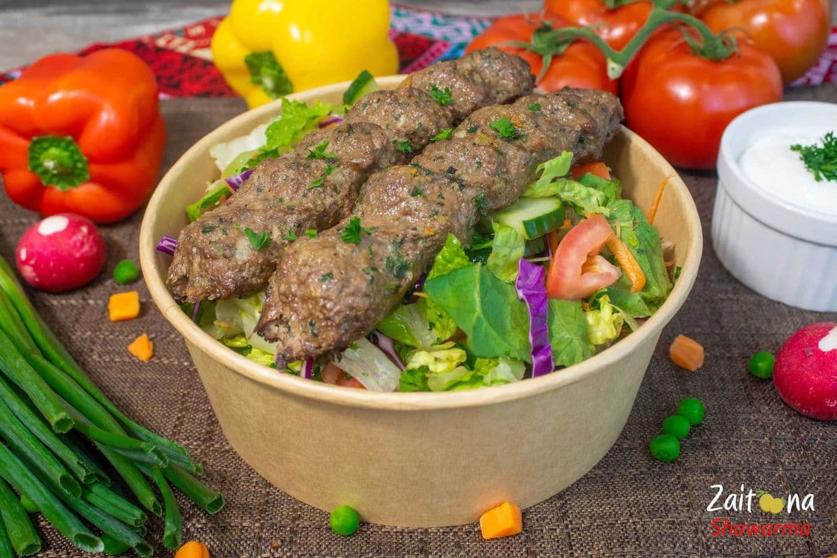 Beef Kabab Salad