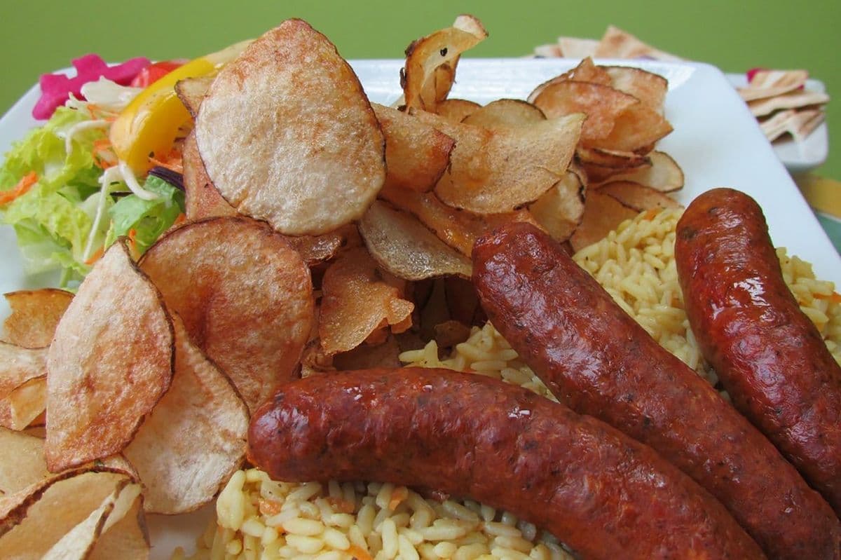 Assiette Merguez à l'Agneau / Merguez Plate with Lamb