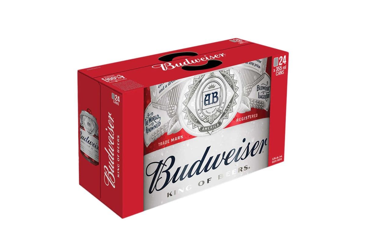 Budweiser (24 x 355 ml Cans)