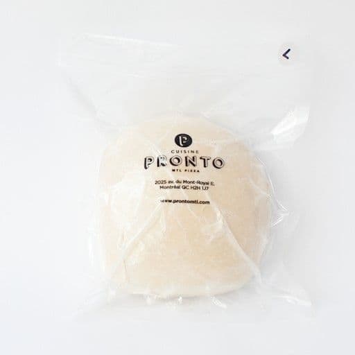 Boule de pâte à pizza congelée