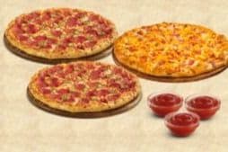 Triple Triple Pizza Combo