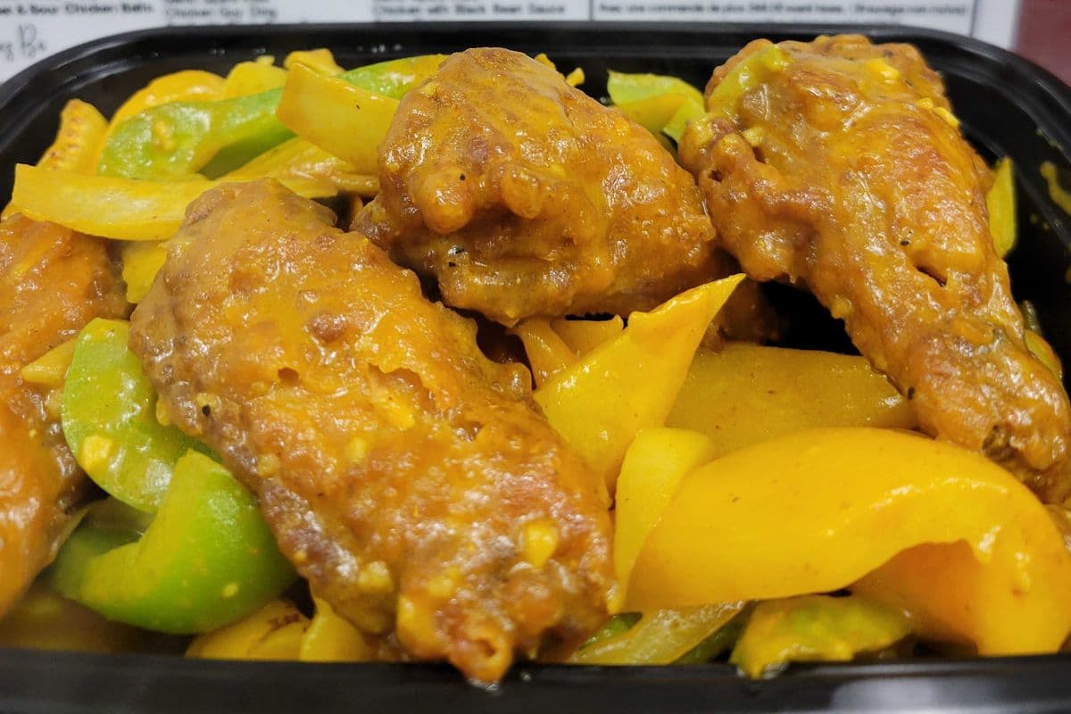 Ailes de poulet au curry/Curry chicken wings